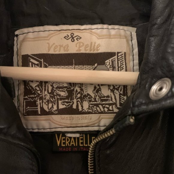 Vera Pelle Genuine Italian Leather Jacket - Picture 6 of 7